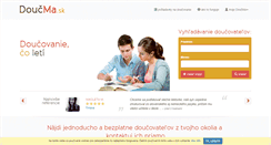 Desktop Screenshot of doucma.sk