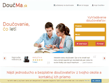 Tablet Screenshot of doucma.sk